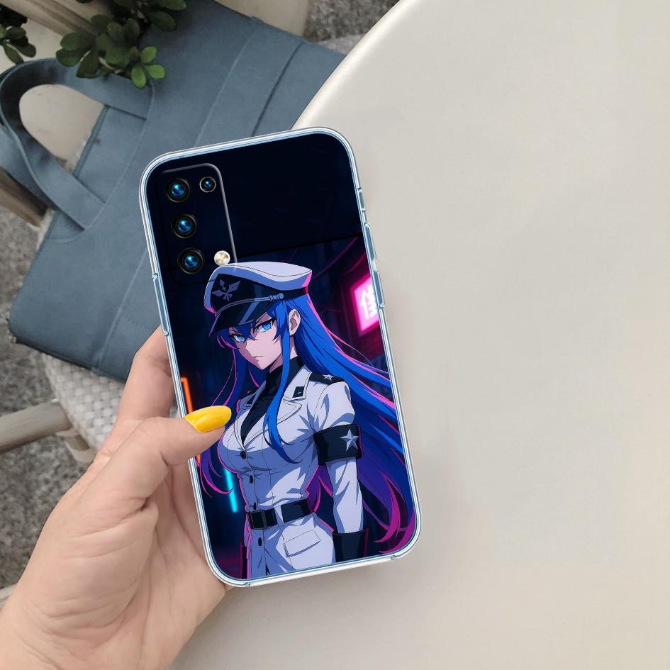 

LO8 Anime Esdeath Soft Shell Transparent Phone Case for Samsung Galaxy A04 A04S A14 A23 A34 A54 M23 M33 M52 M53 Galaxy A23 5G