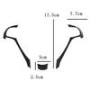 3Pcs Carbon Fiber Interior Steering Wheel Panel Trim Cover Fits Acura TL 2009-14