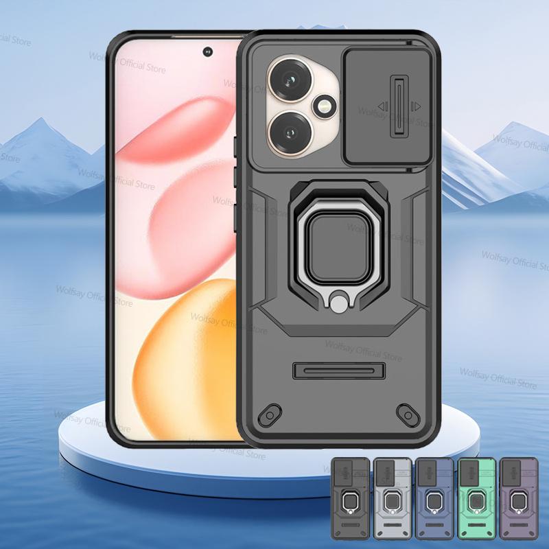 For Honor 400 Global Case Slide Camera Phone Case Honor 400 Global Cover Armor PC Shockproof Back Cover Cases Honor 400 Global