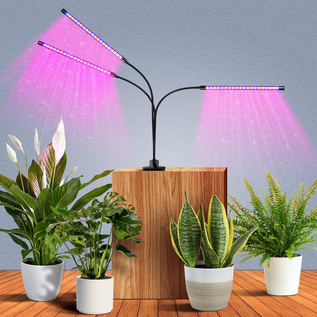 LED USB Pflanzenlampe 5V Vollspektrumlicht Zuhause Blume Sämling Clip Phyto Lampe Dimmbar Zeitschaltuhr 3/9/12 Stunden