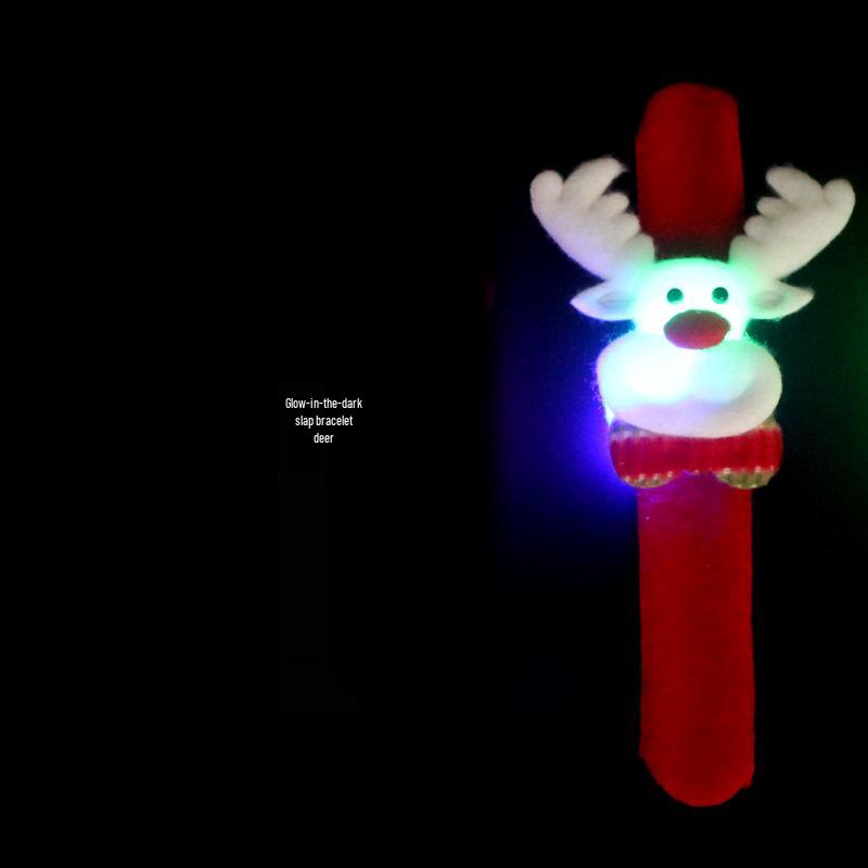 Christmas Luminous Snap Bracelets for Kids
