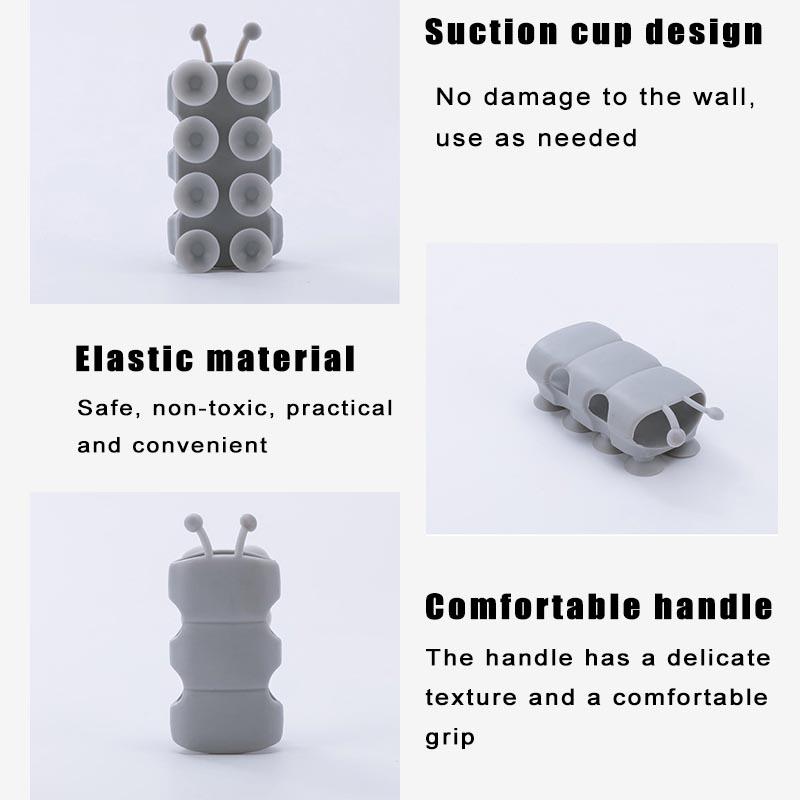 1/2Pcs Silicone Shower Head Holder, New Universal Relocatable Shower Head Suction Cup Holder, Adjustable Shower Holder for Bathroom Non Drilling