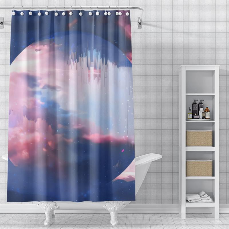 Tende da doccia per la casa per il bagno tessuto impermeabile Tende da bagno in stile nordico moderno tenda da doccia morandi paesaggio pianta