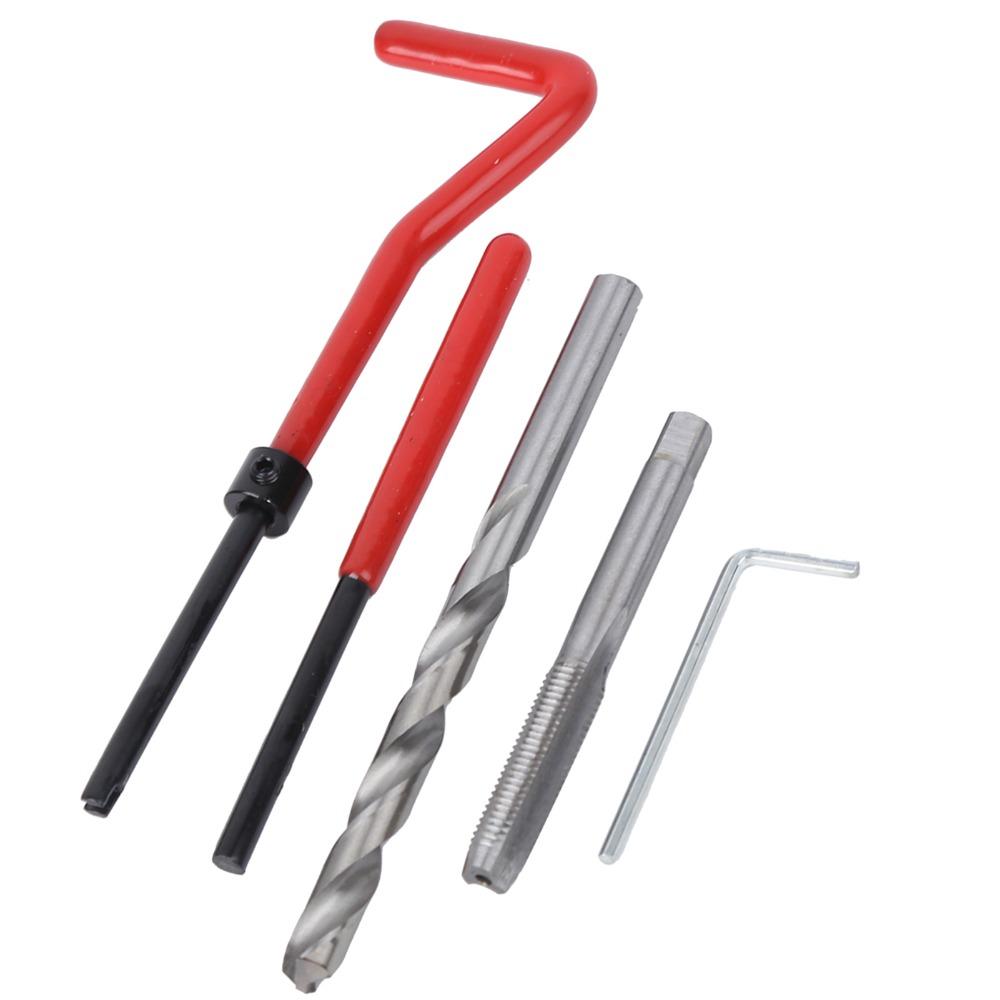 25Pcs M7x1 Threaded Insert Kit Metric Threading Tool  for Auto Parts and Processing Machinery