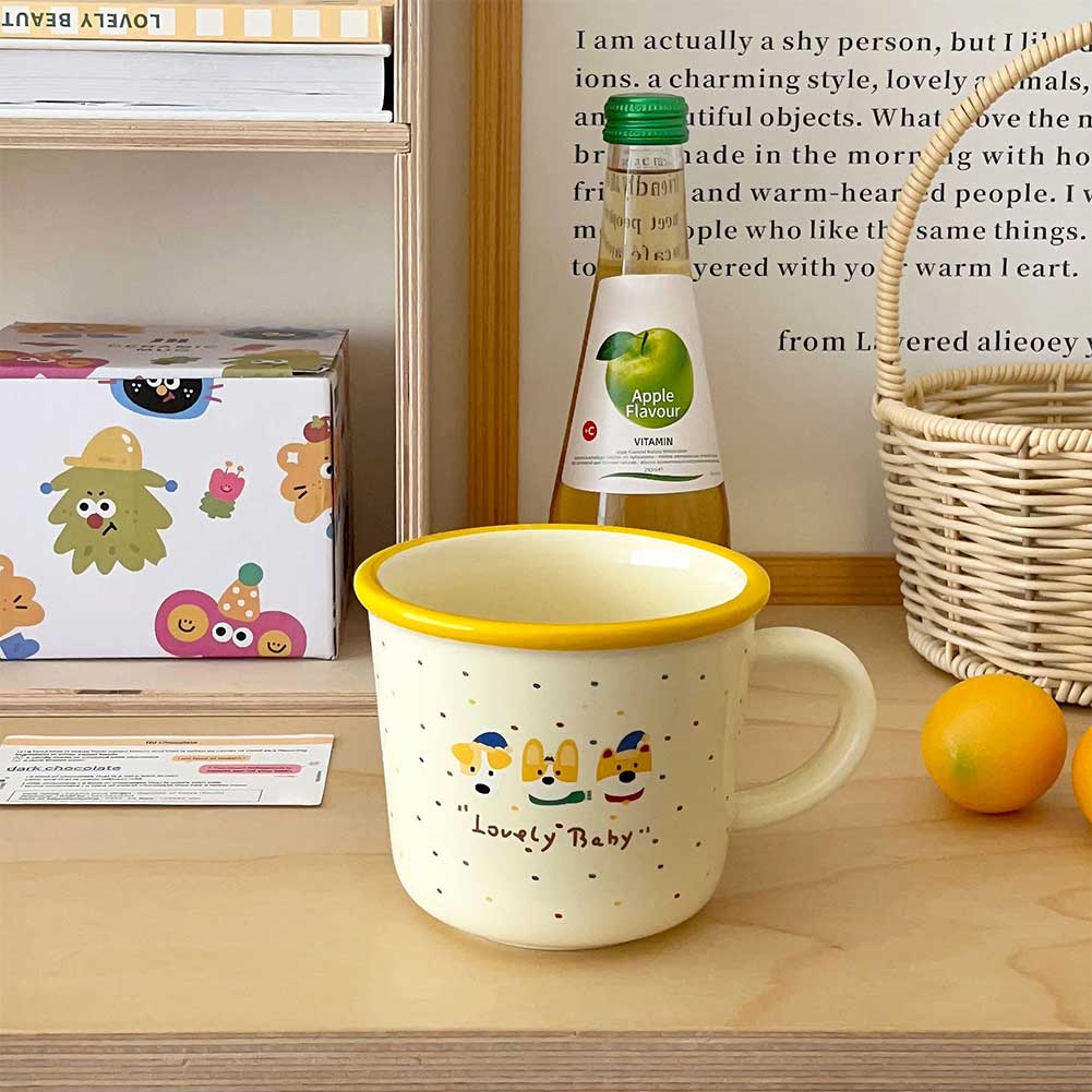 Cute Cartoon Milk Cup Hand-made Decorative Tea Coffee Cup For Home
