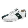 New Fashion Men Genuine Leather Casual Shoes Designer Leisure Sport Shoes Street Cool Slip-on Sneaker