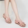 New 2025 Trend Women's Slippers Casual Flower Hollow Wedge Beach Shoes Outdoor Platform Comfortable Non-slip Sandals