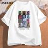 T-shirt Vintage Sabrina Carpenter Eras Tour Merch Fan de Musique Pop T-shirt Coton Manches Courtes Streetwear Vêtements Femme Oversize