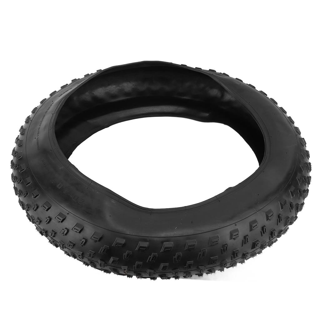 Pneumatico per Bicicletta 20x4 Pollici Pneumatici per Bici Pieghevole per Motoslitta Gomma Pieghevole Pneumatico di Ricambio per Bicicletta Nero