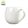 Mewo Bang Gold-Rimmed Ceramic Belly Mug