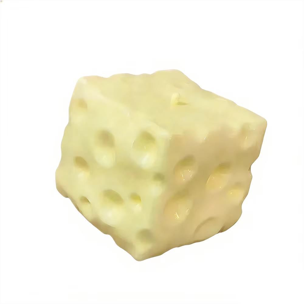 Jumbo Cheese Cube Stress Squishy Cheese Squeeze Toys Slow Rebound Push Stress Relief Sensory Toy Soft Butter Cheese Fidget Toy