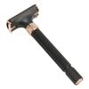 Shaving Handle Metal Safety Double Edge Reusable Shaving Long Handle for Men Women Black