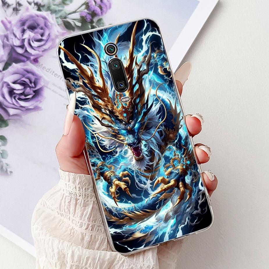 For Xiaomi Mi 9T Pro Case Cute Cat Lucky Koi Painted Cover Soft Silicone Phone Case For Xiaomi MI 9T Pro Mi9T 9TPro Fundas Coque