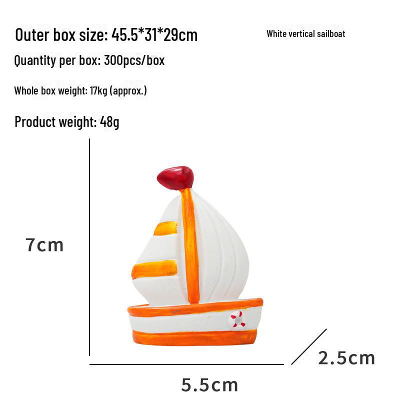 

Миниатюрные парусные украшения для декора аквариума и креативные подарки