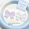 Translucent Polka Dot Bow Tie Resin Hair Clip & Phone Case Ornament