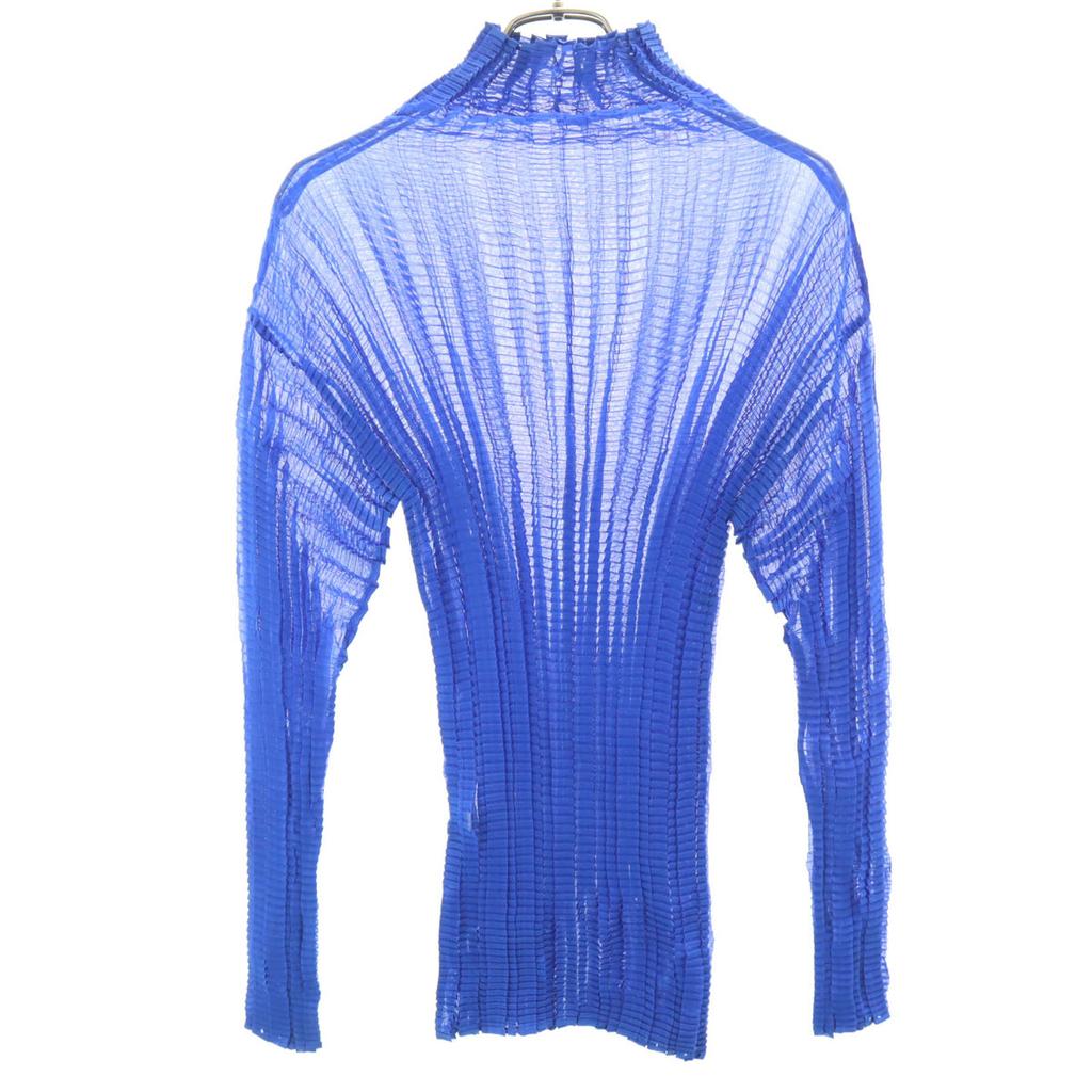 ISSEY MIYAKE 90s Old Long sleeve High neck Cut blue Women Used