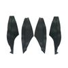 4pcs Car-styling Microfiber Leather Door Armrest Panel Cover Sticker For Toyota Corolla