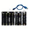 1 stk batterilade-modul for Raspberry Pi 3 18650 batteriholder med enkelt rom USB 5V/2A 3V/1A V3 batteriskjold