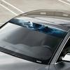 1PC Dual Wolf-themed Car Front Windshield Sticker Waterproof and Durable Vinyl Decals Truck Suv Banner Creative Decoration