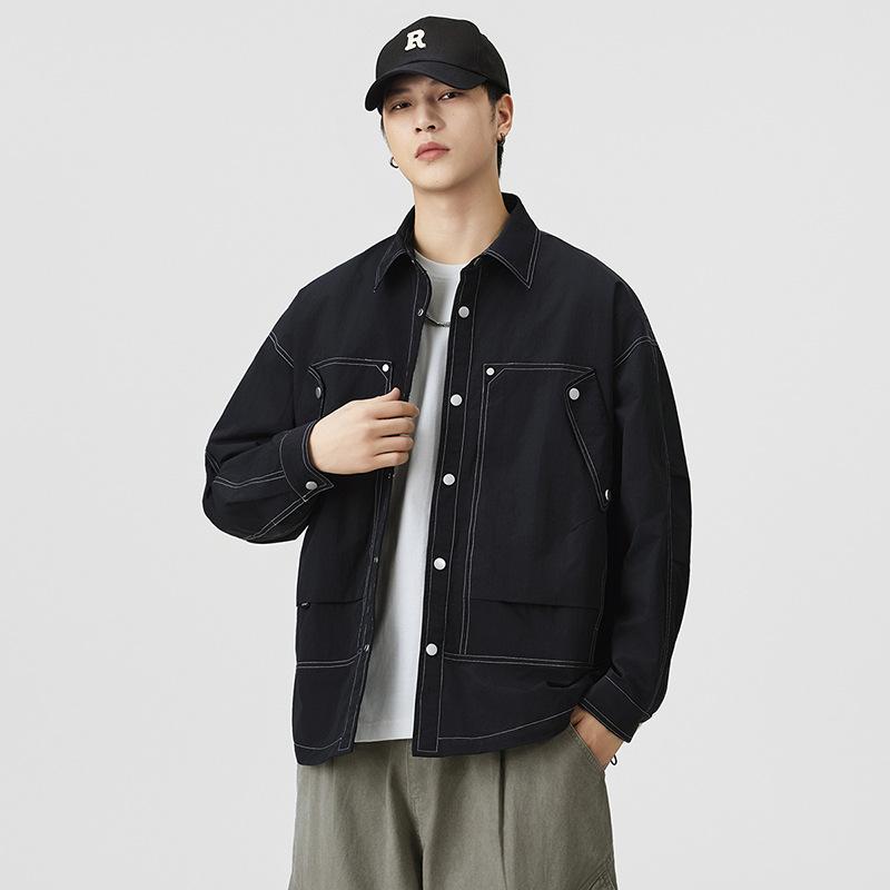 Jacket Men's Color Blocking 2025 Autumn and Winter New Men's Youth Windproof Fashion Casual Top Jacket Trend