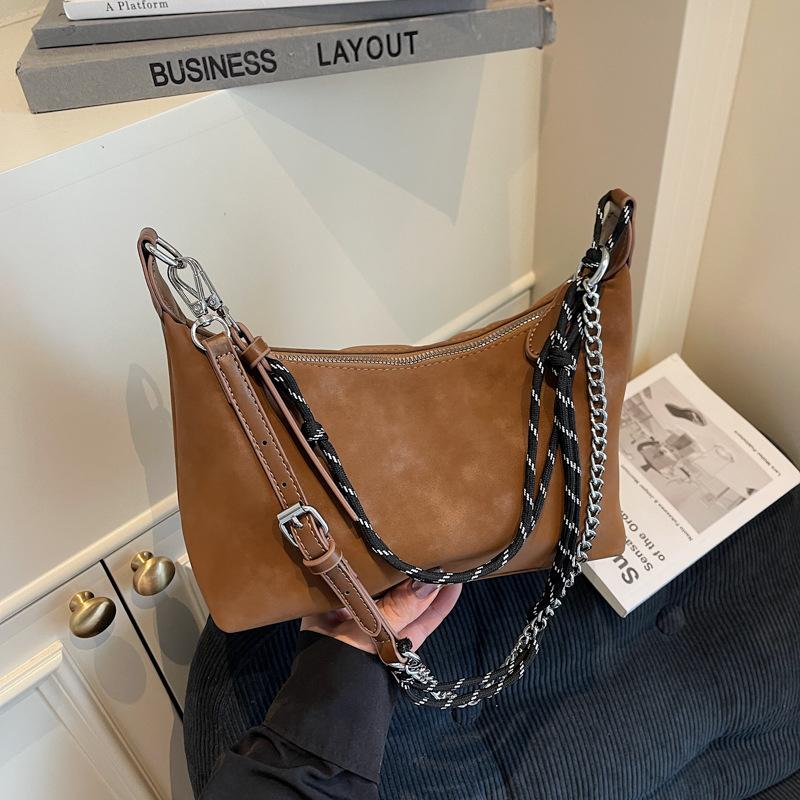 

Новая модная женская сумка, трендовая новая сумка через плечо, женская сумка-мессенджер, геометрические плечевые ремни, сумка для поездок на работу, сумка-мессенджер коричневый