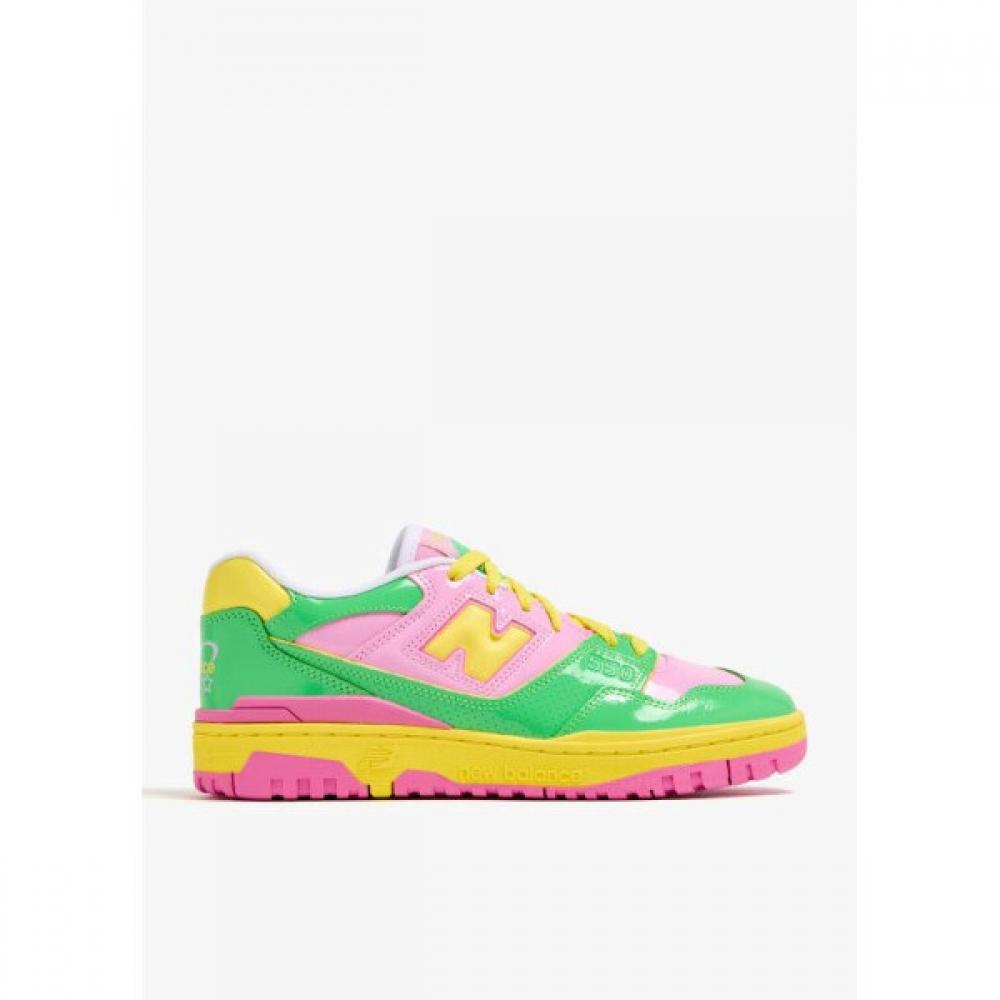 

New Balance International Shipping 24ss Sneakers Bb550yka Pink Green Lime 8+