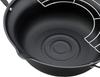 Wahei Freiz 24cm Iron Tempura Pot with IH and Gas for Deep Frying Tempura with Less Double Made in Steps, Compatible, Oil, Handles, Japan, AR-6291