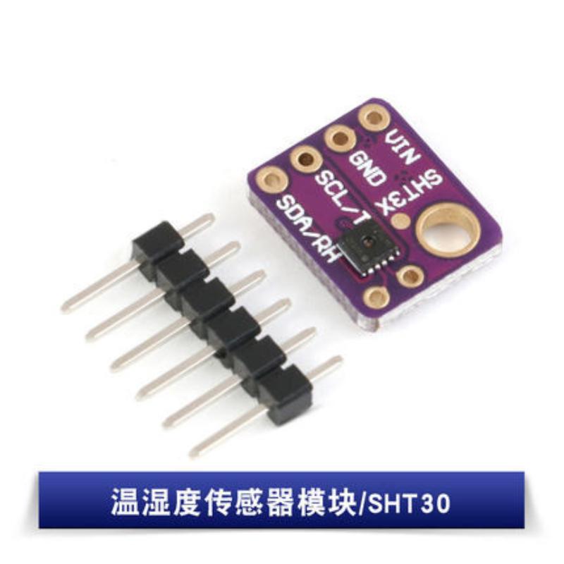 Sht31 Sht30 Temperature Sht31-D Humidity Sensor Module Microcontroller Iic I2C Breakout Weather 3V 5V Compliant For Arduono