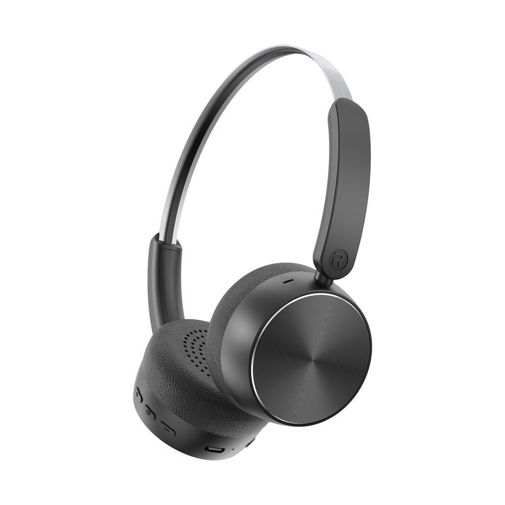 Retro Wireless Headphones Bluetooth 5.4 Over Ear Earphones 80H Playback 40mm Driver Type-C Charging Soft Cushions Built-in Mic