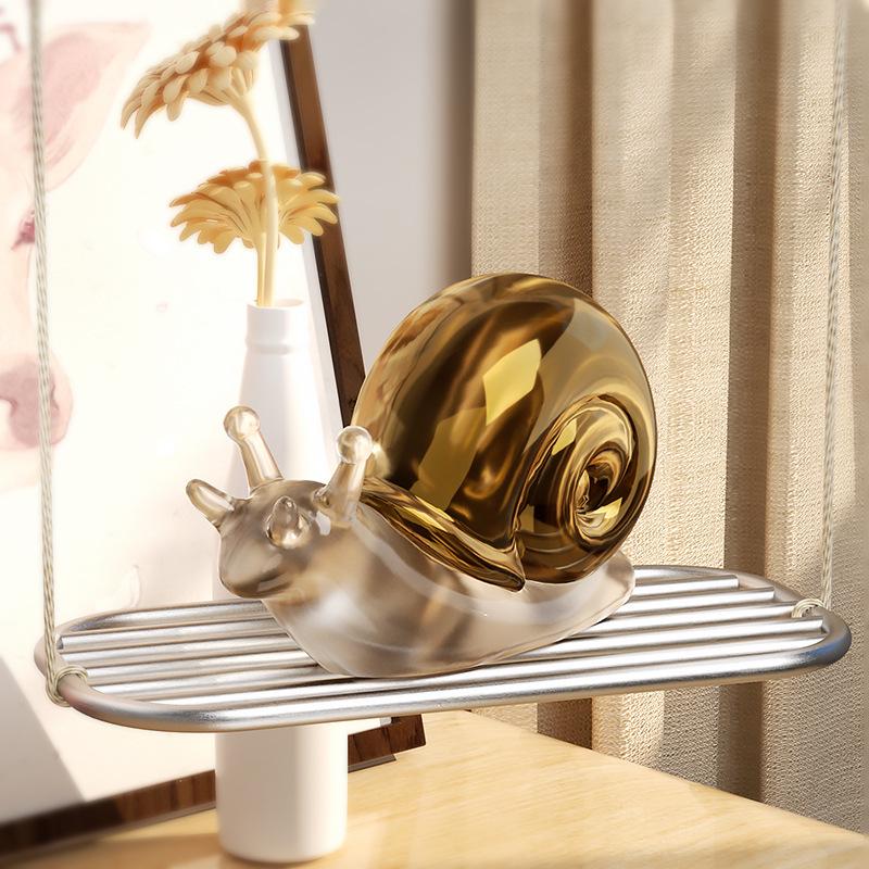 Ornement de bureau Escargot Cristal Coquelicot Moule en Silicone 3D