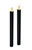 Idalia Set of 2 LED Table Candles Black