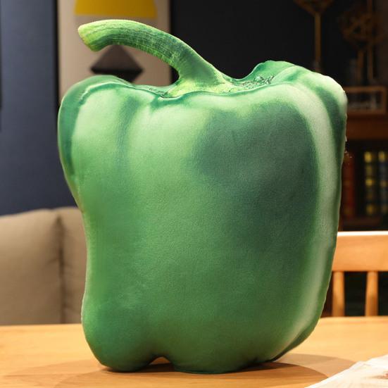 Gemüse Kissen Simulation Brokkoli Kürbis Paprika Tomate Aubergine Kartoffel Plüschtiere Ornament Sofakissen Gefülltes Plüsch Kissen zum Liegen Zuhause