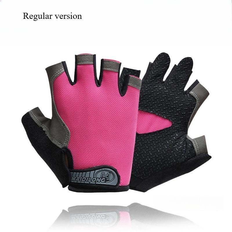 Bicycle Riding Gloves Half Finger Anti Slip Dew Proof Directional Asian Sports Outdoor Fitness Mountain Climbing Fishing