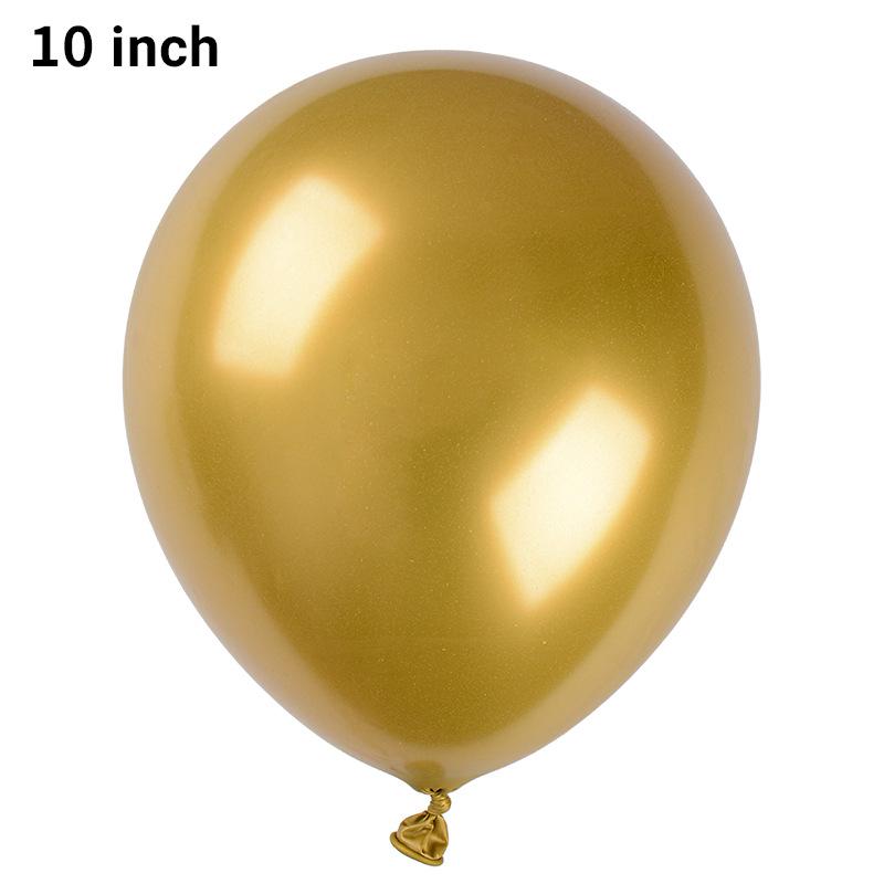 10-inch Chrome Latex Balloons for Celebrations - Party, Wedding, Festival Decoration