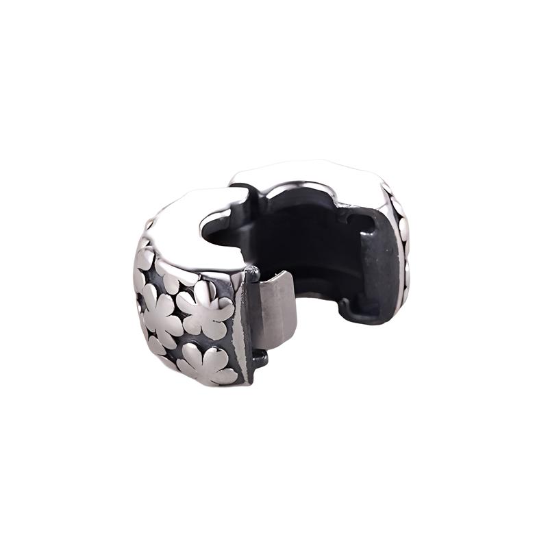 Pandora Clips Flori Explozie Cataramă Fixare Floare Margaretă Pandantiv Argint 925 Stil Unisex Cuplu Argintiu 790533