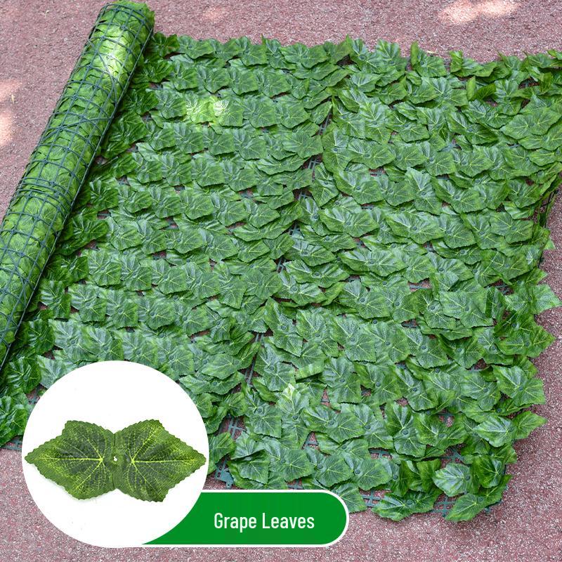 Artificial Green Plant Fence Vines & Ceiling Decoration Sunshade Net
