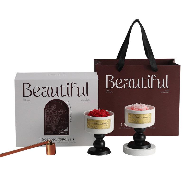 Luxury Scented Candle Gift Set: Elegant Aroma for Weddings, Birthdays, and Bedroom Decor with Long-Lasting Fragrance