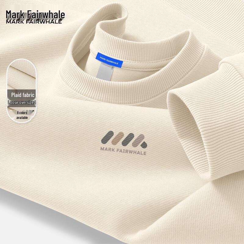 Mark Fairwhale Men's 2025 American Style Loose Fit Crewneck Sweatshirt