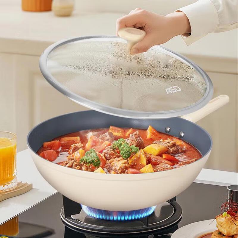 ASD Titanium Ceramic Non-stick Wok