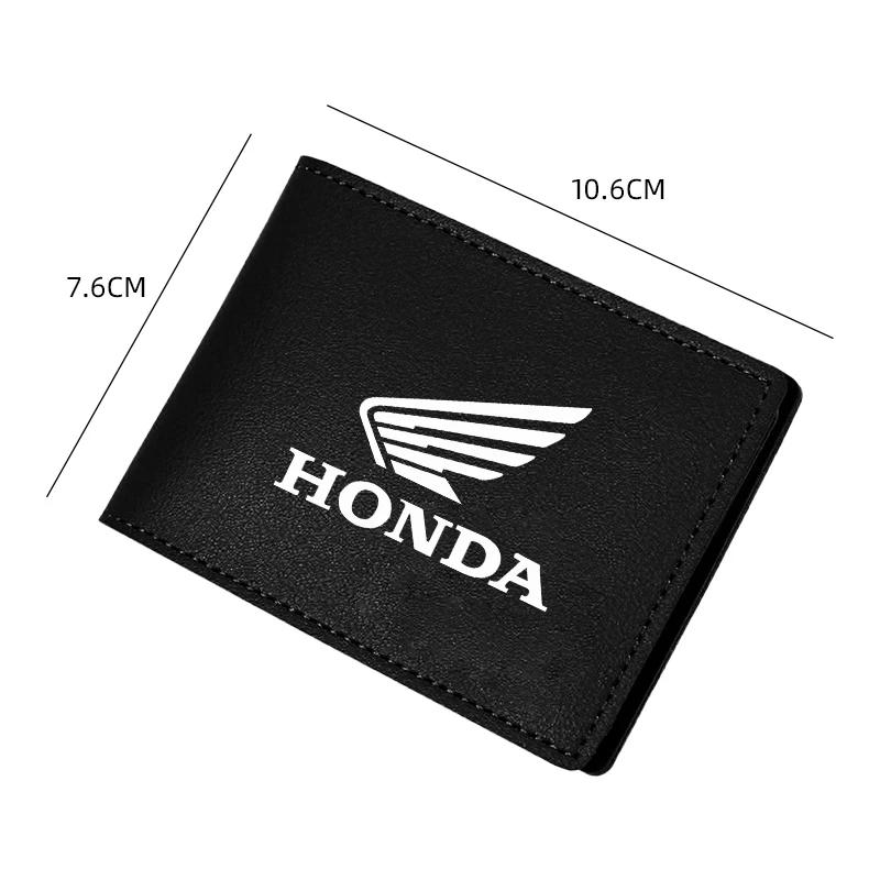 Motorcycle Driver's License Cover Holder ID Credit Card Wallet Suede For Honda CB CB400 CB650F CBF Africa Twin CRF1100L CRF 1100 KU9