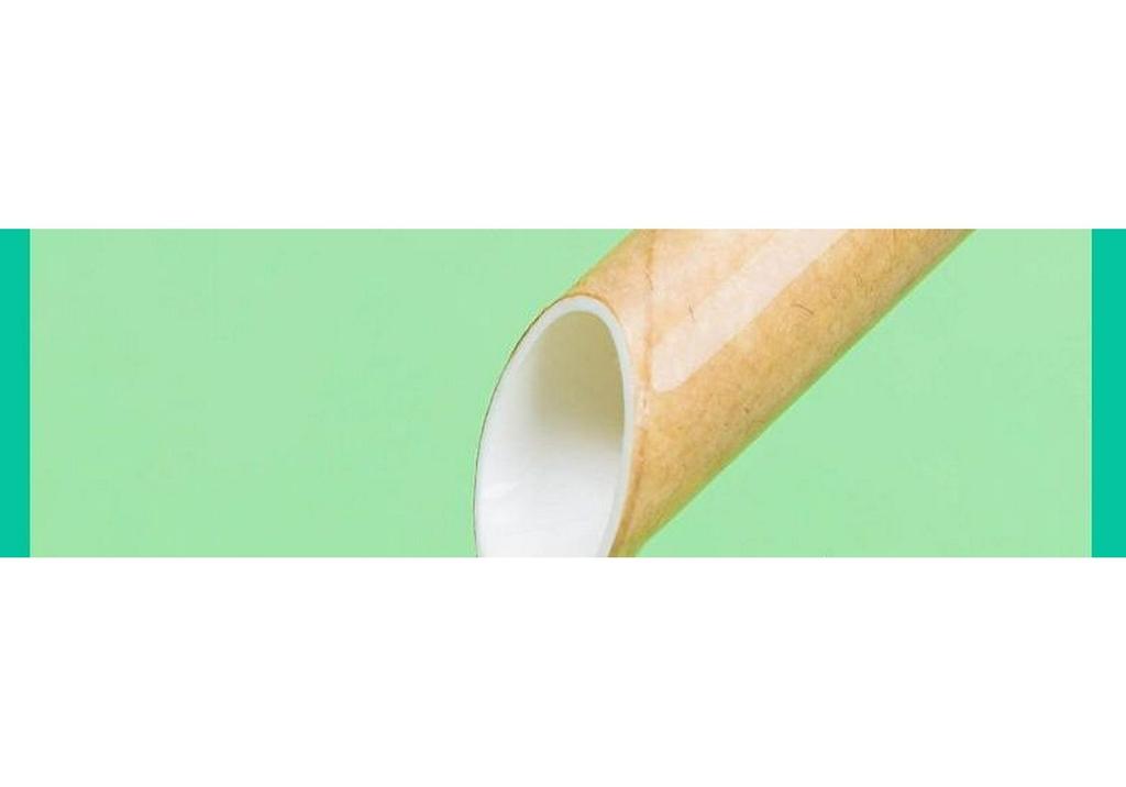 Eco-friendly Biodegradable Large Boba Tea Straw, Pointed Tip, Individually Wrapped Kraft Paper.