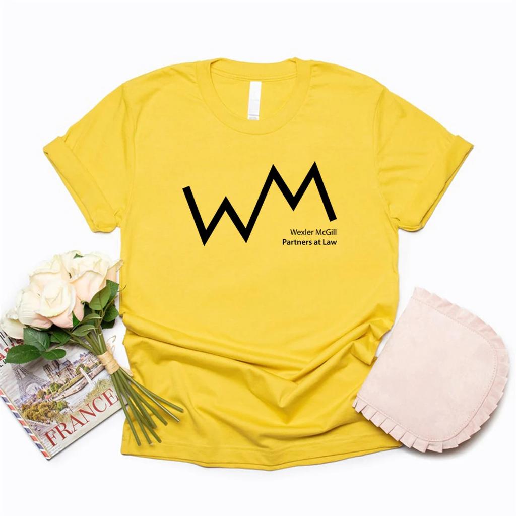 Wexler McGill T-Shirt Kim und Jimmy Partner in Crime Anwaltskanzlei T-Shirt Better Call Saul Shirt Geschenk für Saul-Fans Damen T-Shirts Top