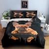 French Bulldog Illustration. Bedding Duvet Cover Sets Duvet Covers Pillowcases Gifts (1 * Duvet Cover 2 * Pillowcases, Without Duvet Insert)