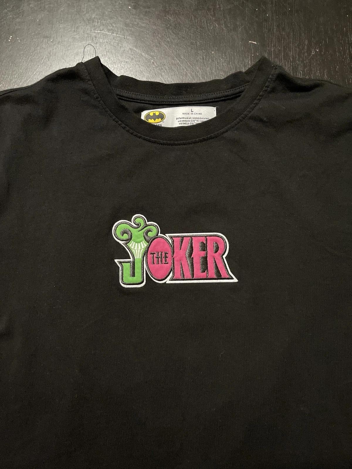 Joker Clown Prince of Crime T-Shirt, Black, Size: Large - Batman 3XL