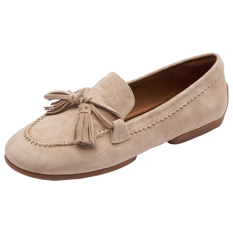 LAURIESTA 2026 S/S Sheepskin Commuter Loafer Flats EU 36
