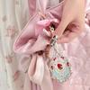 Flower Knows Strawberry Rococo Hand Mirror Keychain Pendant