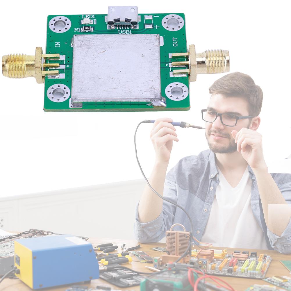 50M-6GHz Low Noise Amplifier with USB Power Supply Port and SMA Cable Gain 20DB RF Amplifier LNA Low Noise Amp