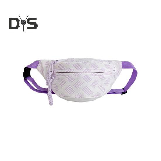 

Женская маленькая сумка через плечо, сумка на пояс с регулируемым ремешком, портативная сумка на грудь для ежедневных поездок на работу, на работу и обратно фиолетовый