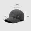 Hat Men's Winter Middle-Aged and Elderly Warm Woolen Baseball Cap Autumn Father Ear Protection Cap