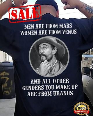 Mannen Komen Van Mars Vrouwen Komen Van Venus Andere Geslachten Komen Van Uranus Shirt Unisex T-shirt